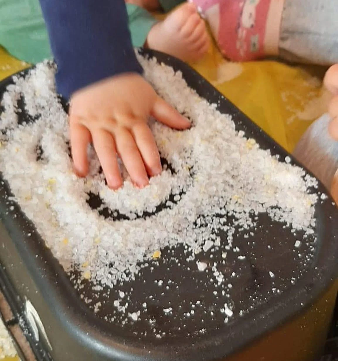 Esplorazione tattile di materiali